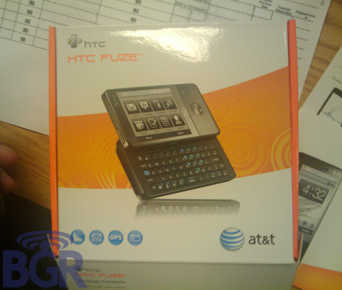 AT&T HTC Fuze Box