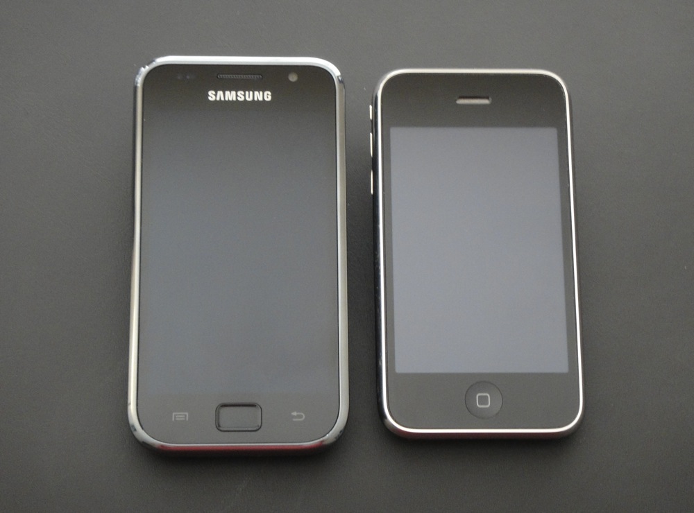 Samsung Galaxy S adn iPhone 3G