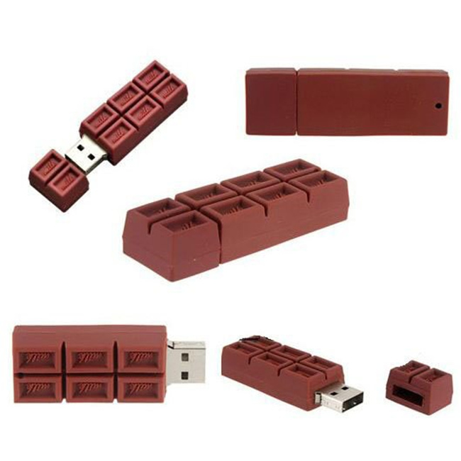 3D 8GB 8 GB Chocolate Bar USB Flash Memory Stick Drive