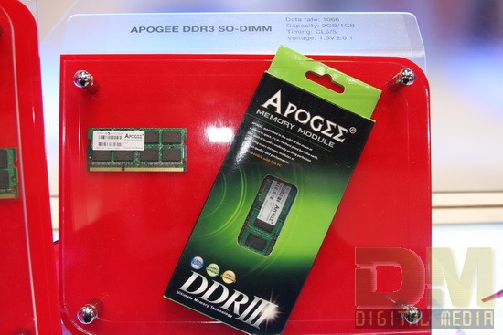 APOGEE DDR3 SO-DIMM 1066 МГц