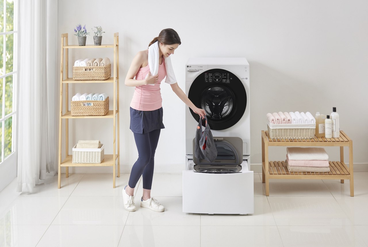 Новая стиральная машина LG TWINWash