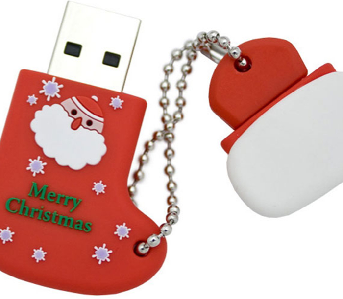 USB-накопитель USBSOUVENIR "Красный новогодний носок"
